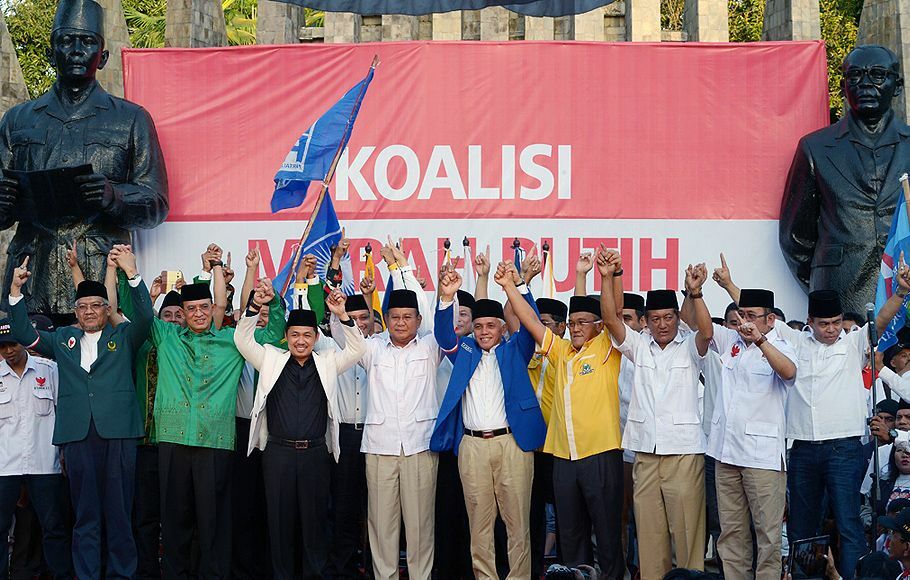 Tujuh Partai Pengusung Prabowo-Hatta Deklarasikan Koalisi Permanen
