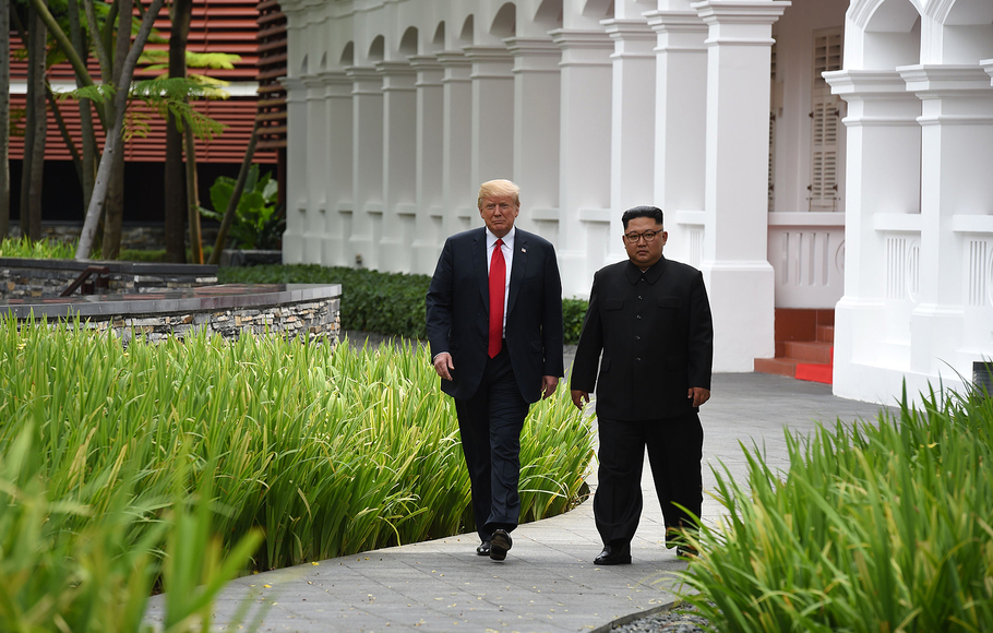 Trump Sebut Ada Penandatanganan Setelah Pembicaraan dengan Kim