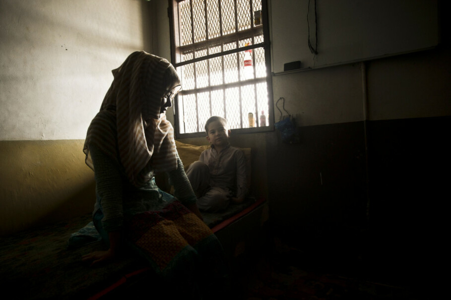 Sumaiya Hassani, 18, and her brother Enayat, 10, came to Indonesia from Paktia, a province in Afghanistan, where military operations are ongoing since the late 1980s. They said living at the detention facility is not comfortable, but at least they can feel free and safe. (JG Photo/Yudha Baskoro)