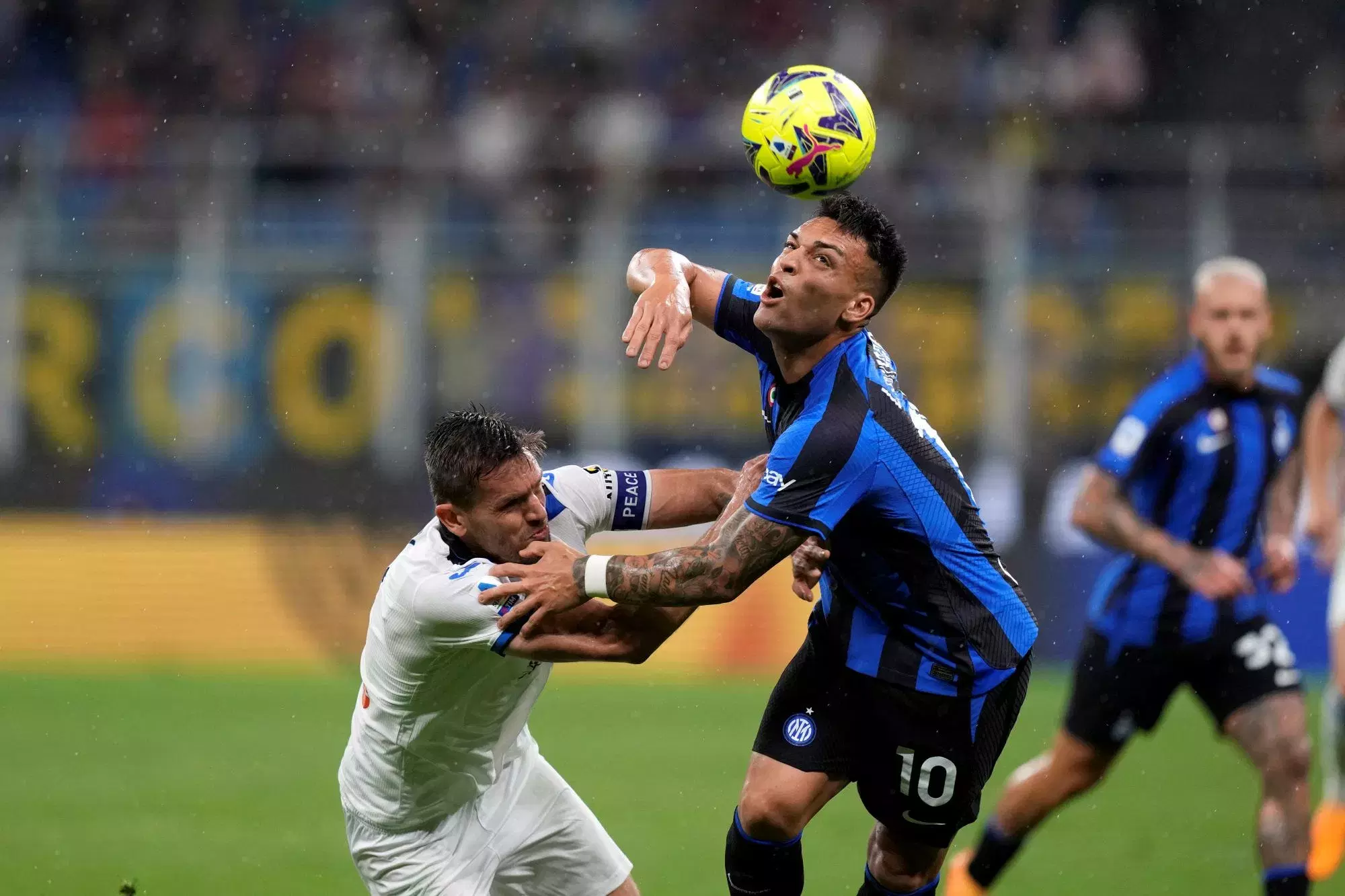 Pertandingan Inter Milan vs Atalanta di Giuseppe Meazz, Minggu, 28 Mei 2023.