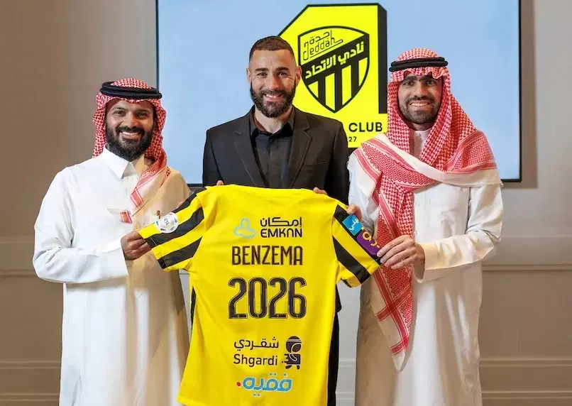 Karim Benzema bergabung dengan Al Ittihad.
