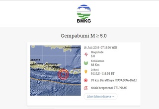 Gempa M 4,8 Bali Akibat Sesar Lokal, Timbulkan Sejumlah Kerusakan