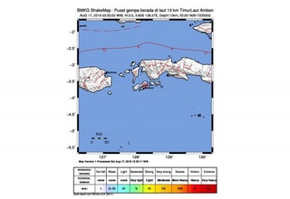 BMKG: Gempa Ambon Diduga Terkait Susunan Tektonik Kompleks
