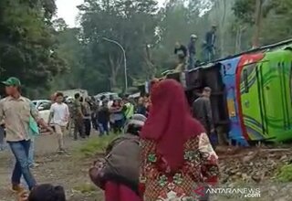 Kecelakaan Bus di Subang Tewaskan Enam Orang