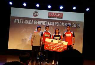 Berprestasi Sepanjang 2019,  Atlet Junior PB Djarum Diguyur Bonus