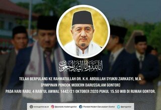 KH Abdullah Syukri Zarkasyi, Pimpinan Ponpes Gontor Wafat