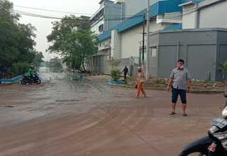 Banjir Rob Landa Pesisir Jakut, Mesin Pompa Disiagakan