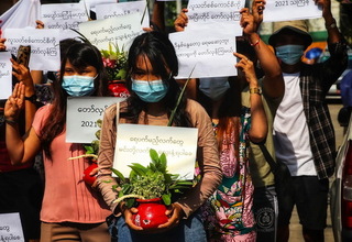 Penentang Junta Militer Serukan Boikot Perayaan Tahun Baru Myanmar