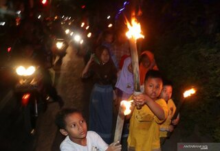 Polres Bogor Bubarkan Konvoi Takbir di Puncak