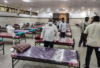 Masjid di India Diubah Jadi Pusat Perawatan Pasien Covid-19