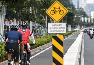 Mulai Besok, Pesepeda Dapat Melintas di Jalan Sudirman-Thamrin