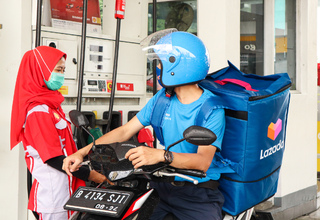 Lazada Logistics-Shell Indonesia Kerja Sama Bantu Mobilitas Mitra Kurir