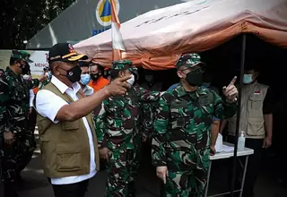Tinjau RS Lapangan Kogabwilhan, Ganip Warsito Pastikan Kesiapan Antisipasi Lonjakan Covid-19 dari Bangkalan