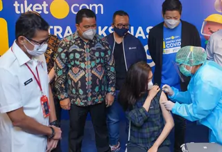Tiket.com Resmikan Sentra Vaksinasi untuk Peserta 18+ di Jakarta
