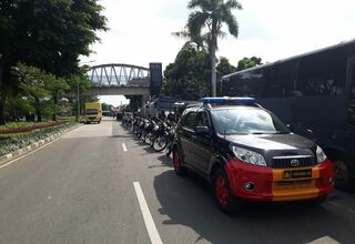 Jalan Depan PN Jakarta Timur Dibuka Kembali
