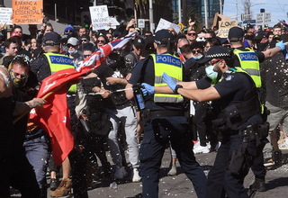 Tolak Lockdown, Ratusan Demonstran Australia Ditangkap Polisi