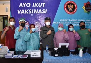 Mantan Napiter dan Korban Teroris Vaksinasi Covid-19 Bersama di Malang