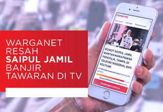 Warganet Resah Saipul Jamil Banjir Tawaran di TV