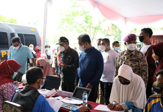 Didukung Polda, Gerindra Gelar Vaksinasi 15.000 Dosis di Riau