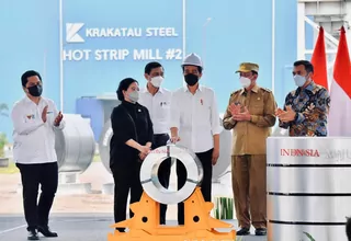 Resmikan Pabrik Hot Strip Mill 2, Jokowi: Hanya Ada 2 di Dunia