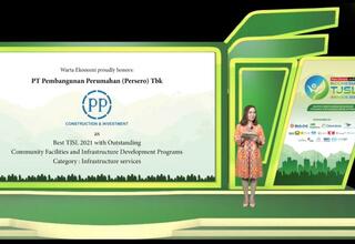 PTPP Diganjar Penghargaan Tanggung Jawab Sosial dan Lingkungan