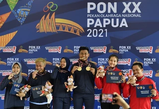 Jawa Barat Masih Pimpin Klasemen Medali PON Papua