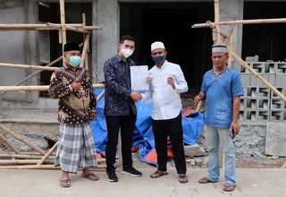 PPI Bantu Pembangunan Musala di Bekasi