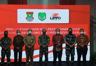 Lippo Group Serahkan Tanahnya untuk Aset Kantor Korem 052/Wijayakrama