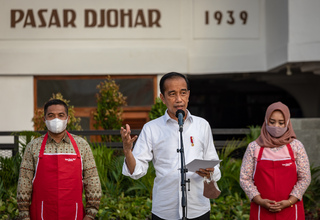 Resmikan Pasar Johar Semarang, Jokowi: Saya Titip Jaga Kebersihan