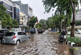 Wagub DKI: Tanah Rendah Sebabkan Banjir Tak Surut dalam 6 Jam