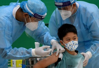 Kamboja Mulai Vaksinasi Covid Anak Usia 3-5 Tahun