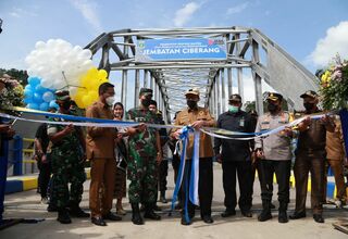 Gubernur Banten: Jembatan Ciberang Wujud Kehadiran Pemerintah di Tengah Pandemi