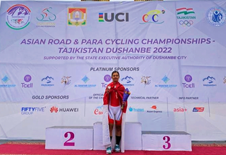 Atlet Sepeda Ayustina Delia Ukir Sejarah di Kejuaraan Asia 2022