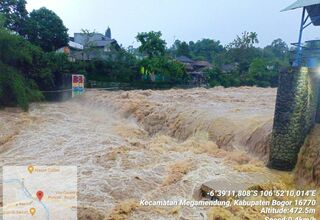 Bendung Katulampa Kota Bogor Siaga Tiga Banjir Jakarta