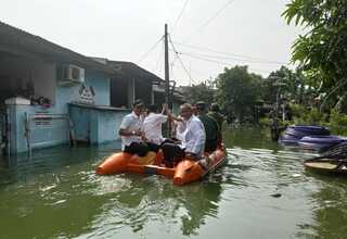 Banjir Rendam 2 Kecamatan di Kabupaten Tangerang