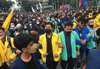 Demo Mahasiswa Tolak RKHUP, 560 Personel Polisi Bersiaga