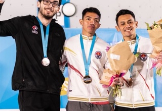 Atlet Panjat Tebing Indonesia Veddriq Leonardo Juara di AS