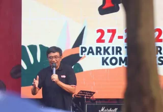 Penutupan Festival Kopi Tanah Air PDIP Pecah, Pengunjung Rela Basah Kuyup