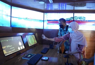 Kemendikbudristek Luncurkan Ship Simulator Buatan Perguruan Tinggi Vokasi