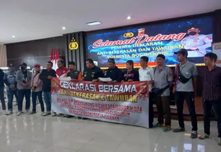17 Geng Motor di Bogor Sepakat Hentikan Kekerasan di Jalan
