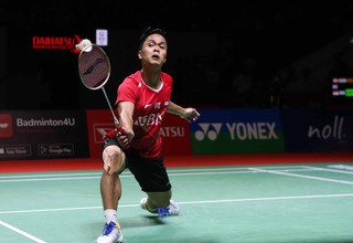 Indonesia Open: Ginting Lolos, Ganda Campuran No 1 Tumbang
