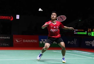 Tundukkan Tommy, Ginting ke 16 Besar Indonesia Open