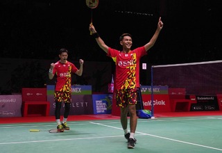 Juara Indonesia Masters, Fajar/Rian Sempat Terkendala Angin