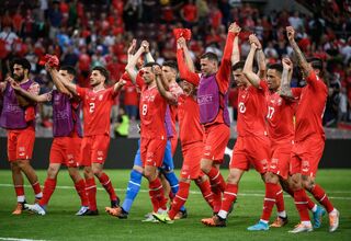 Tumbangkan Portugal, Swiss Raih Kemenangan Pertama