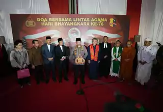 Polri Gelar Doa Bersama untuk Indonesia yang Lebih Baik