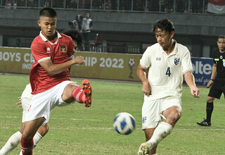 Piala AFF U-19: Babak Pertama, Timnas U-19 vs Thailand Masih 0-0