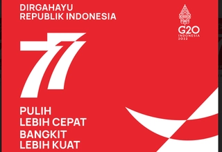 Tujuh Filosofi dalam Logo HUT Ke-77 RI yang Dirilis Istana