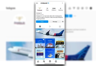 Akun Instagram Diretas, Sriwijaya Air Perkuat Patroli Siber