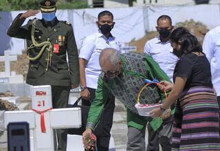 Presiden Timor Leste Ziarah ke Makam Pahlawan di Kupang