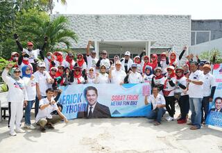Relawan Sobat Erick Perluas Dukungan di Lampung